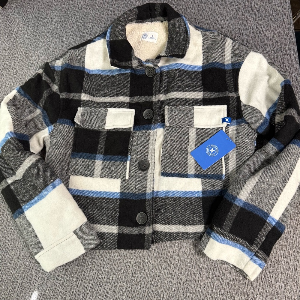 Hurley Plaid Short Shacket